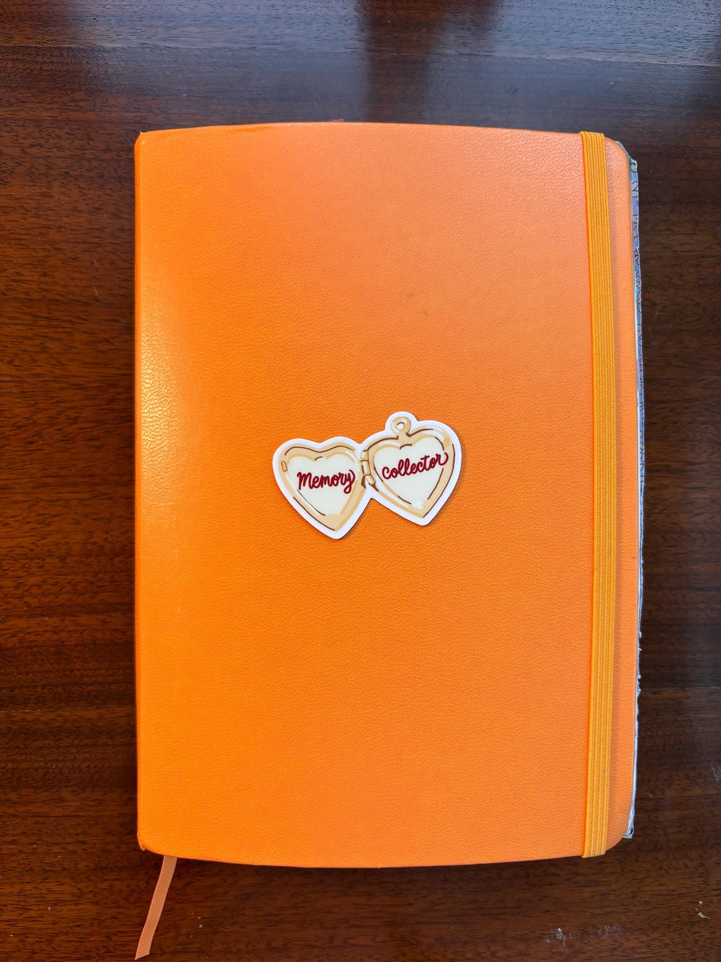 Heart locket memory collector sticker