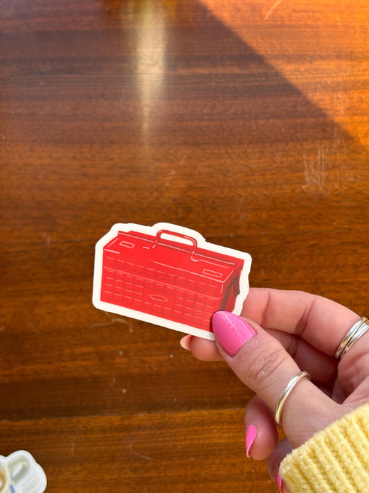 Craft tool box sticker