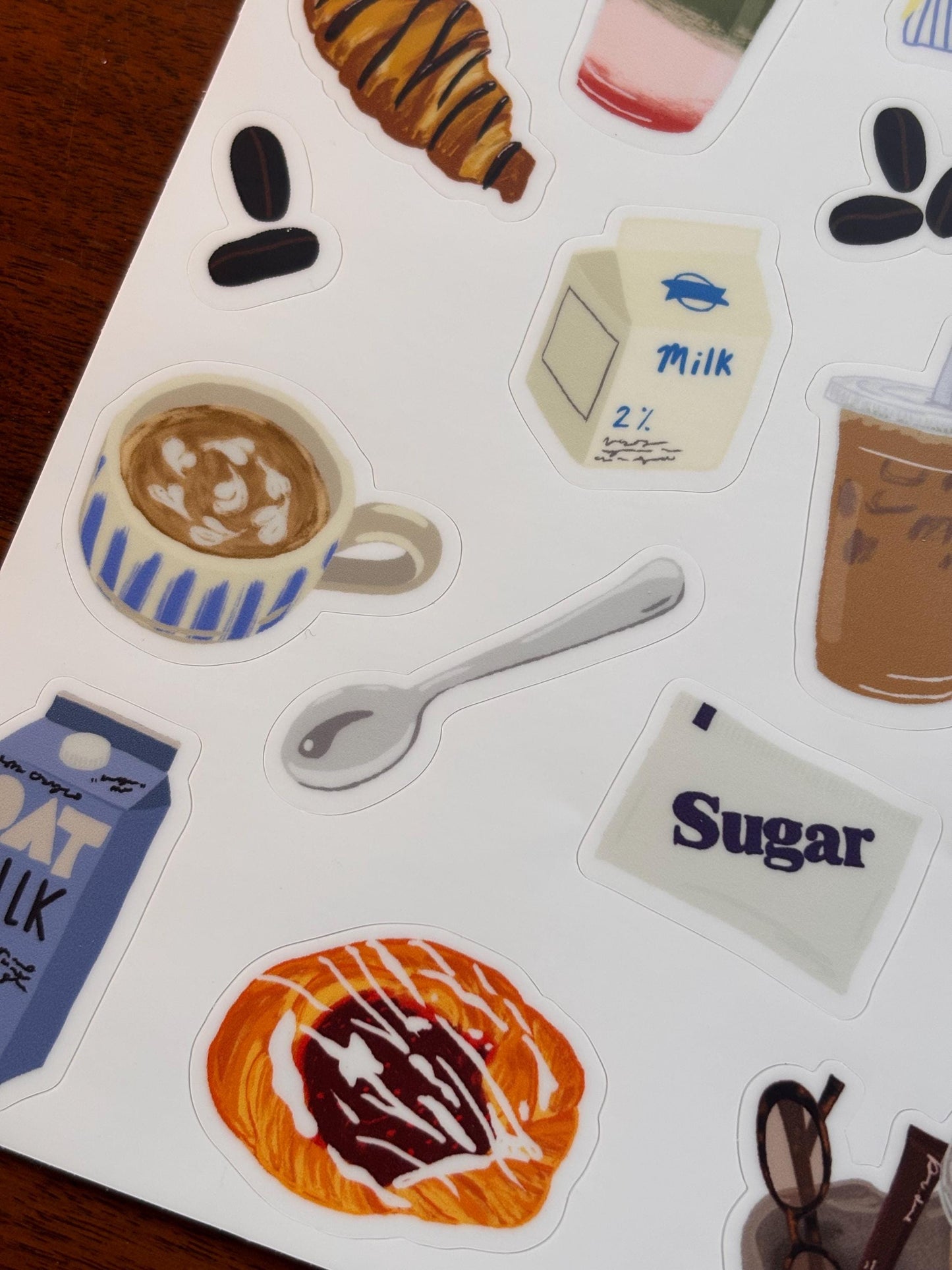 Cafe Sticker Sheet
