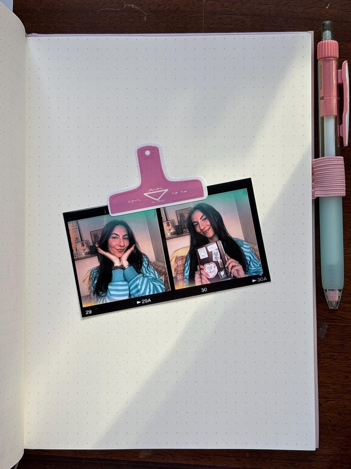 Journal clamps mini sticker sheet