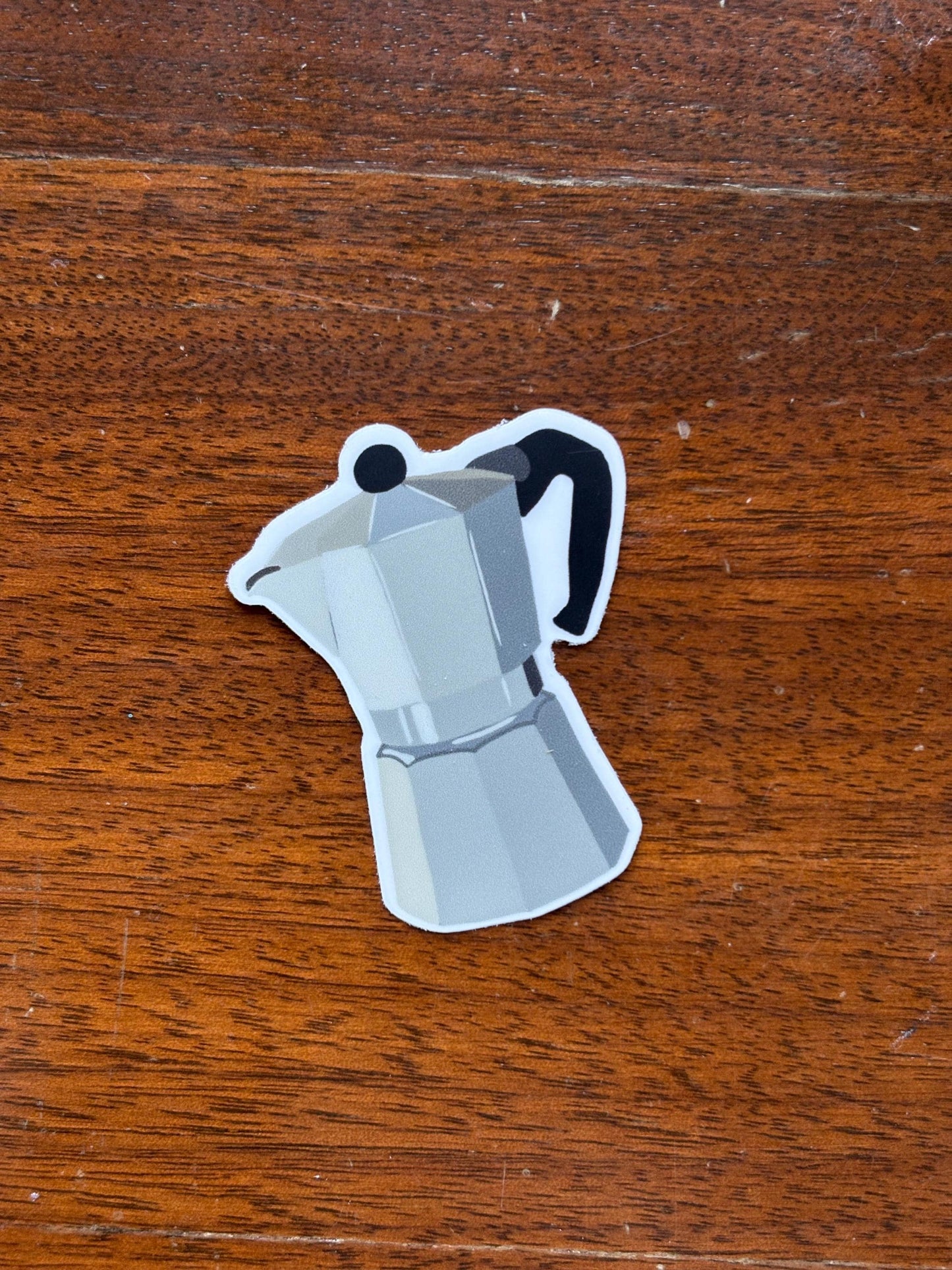 Moka pot coffee sticker