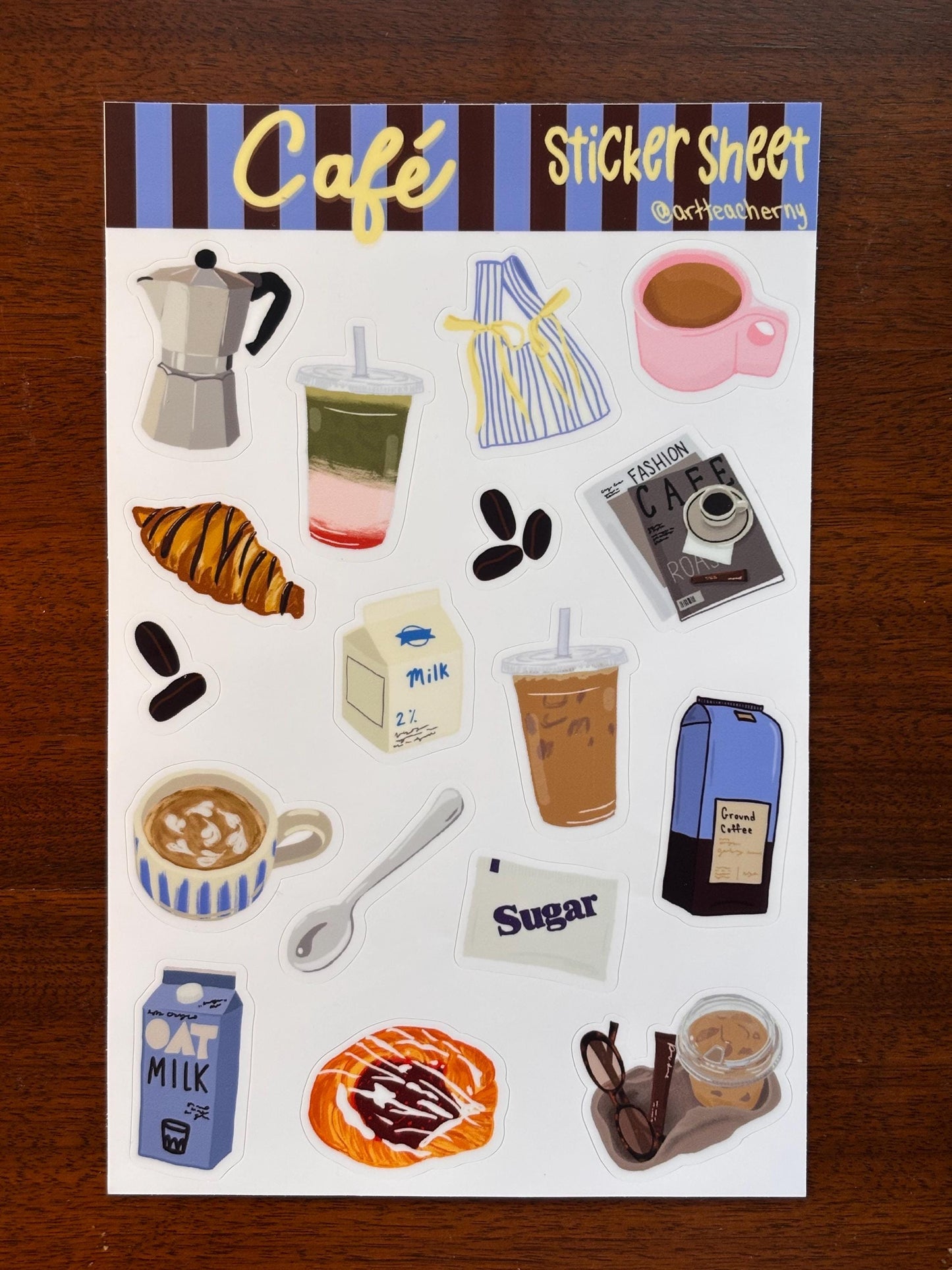 Cafe Sticker Sheet