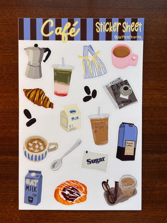 Cafe Sticker Sheet