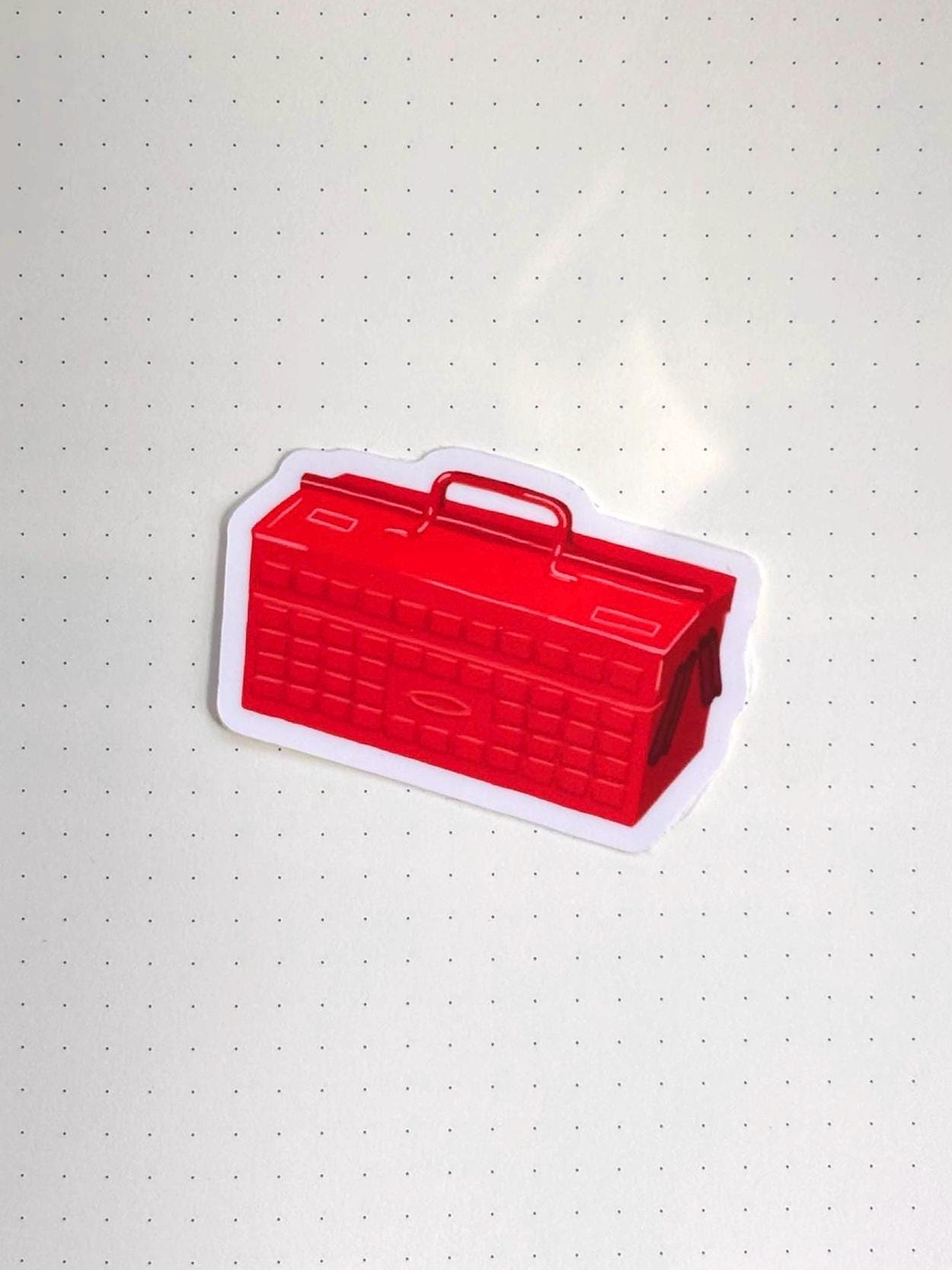 Craft tool box sticker