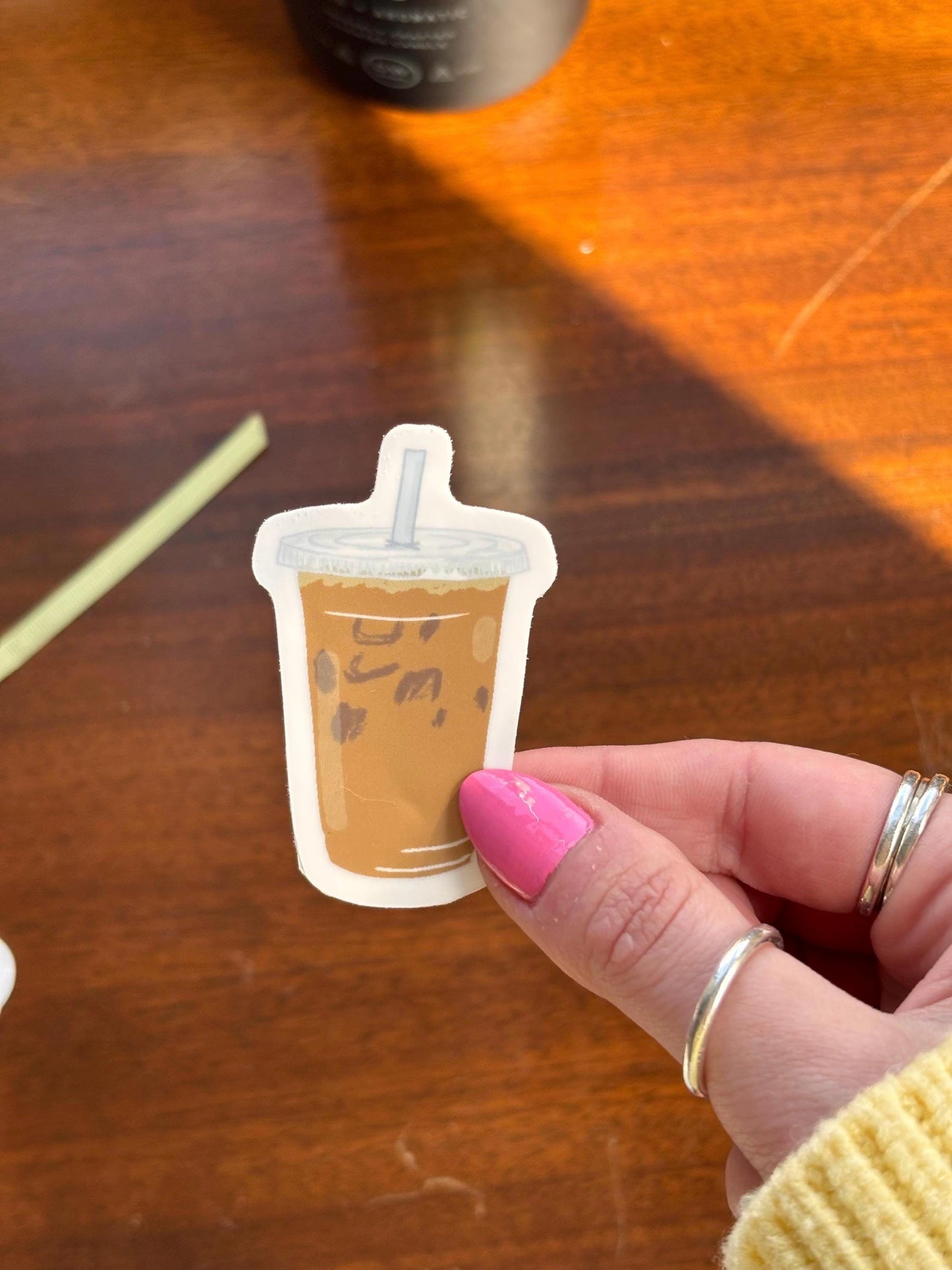 Iced coffee sticker