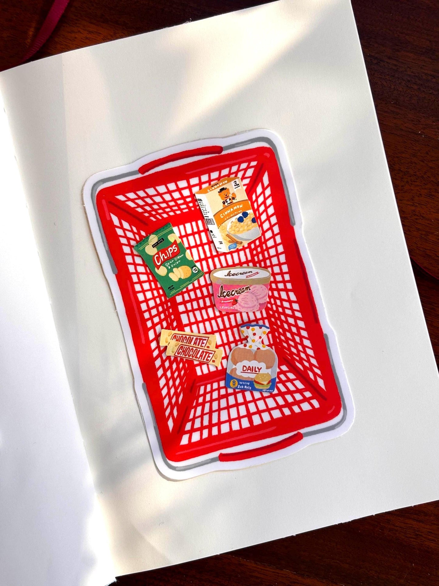 JUMBO shopping cart sticker