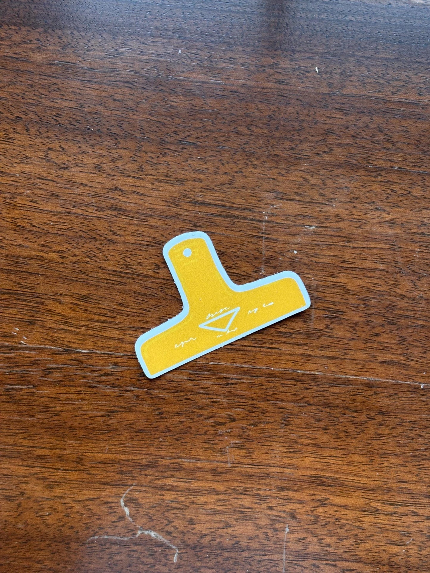 Journal clip sticker