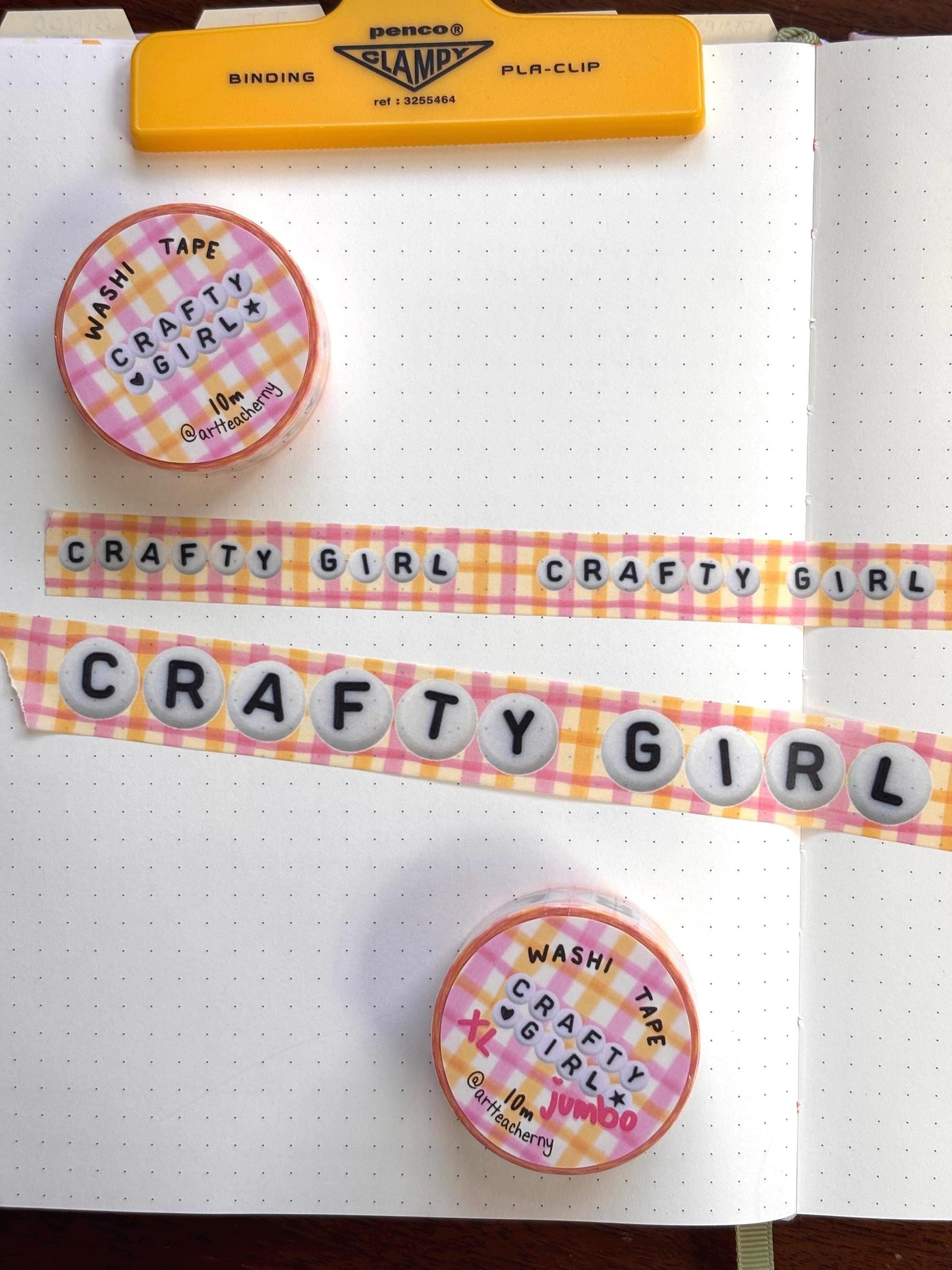 Crafty Girl beads washi tape