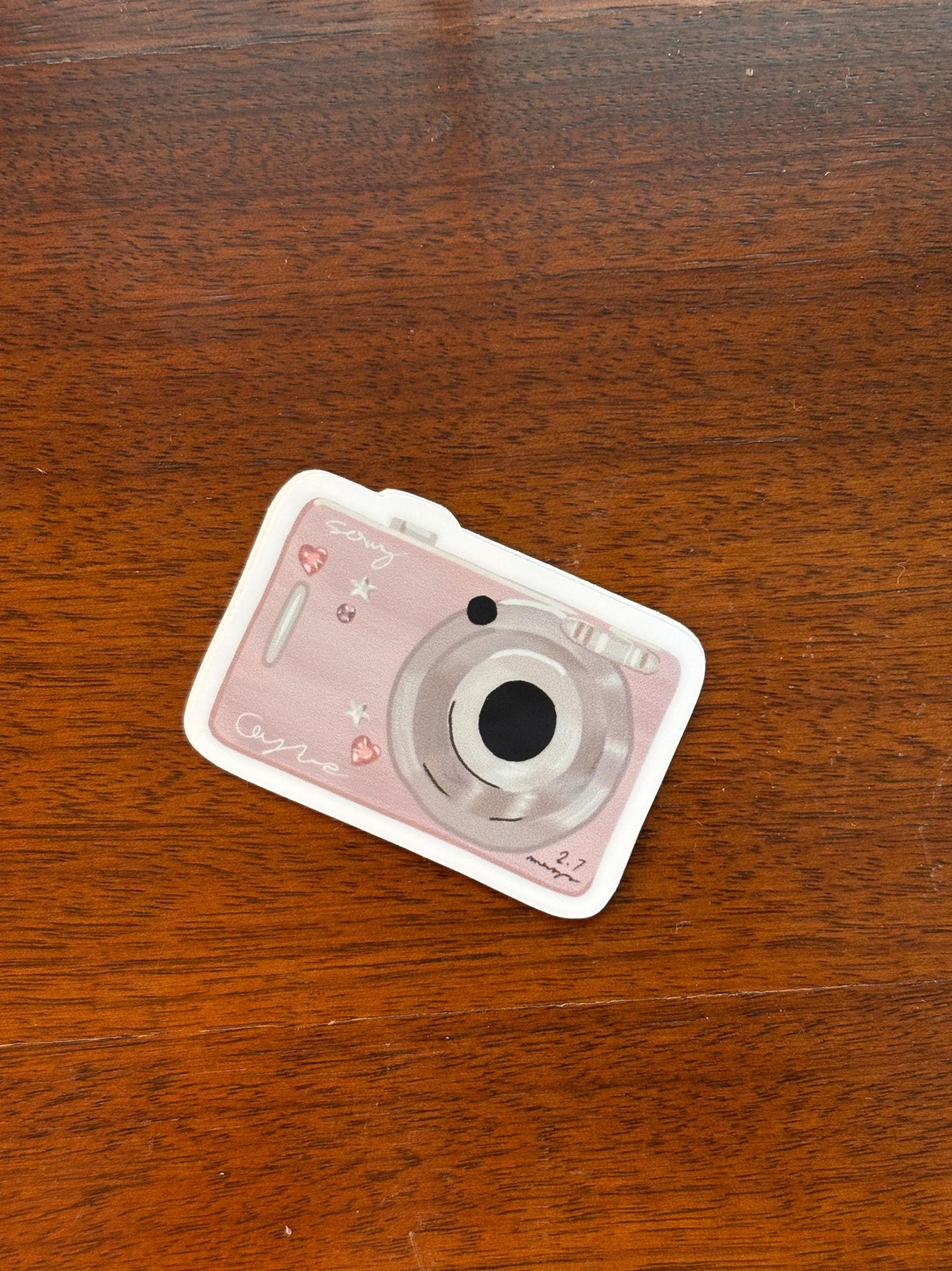 Digital camera sticker