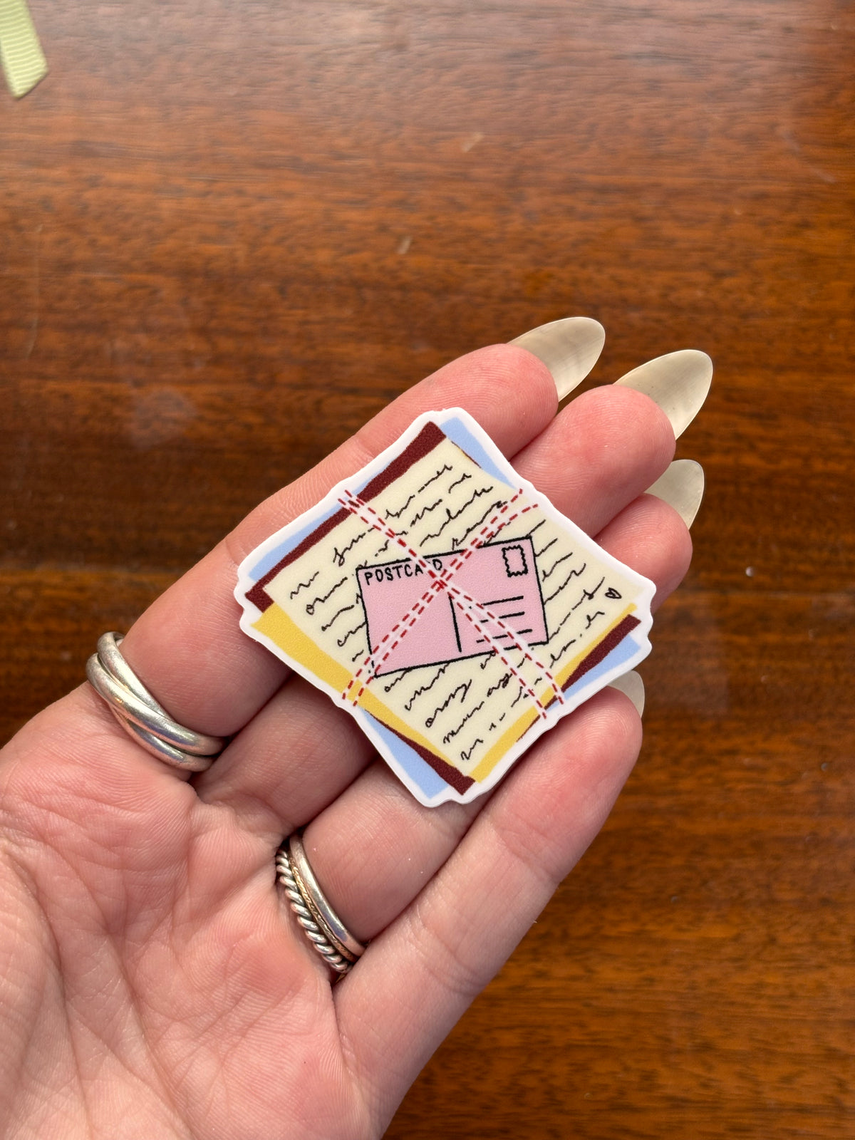 Stationery ephemera stack sticker