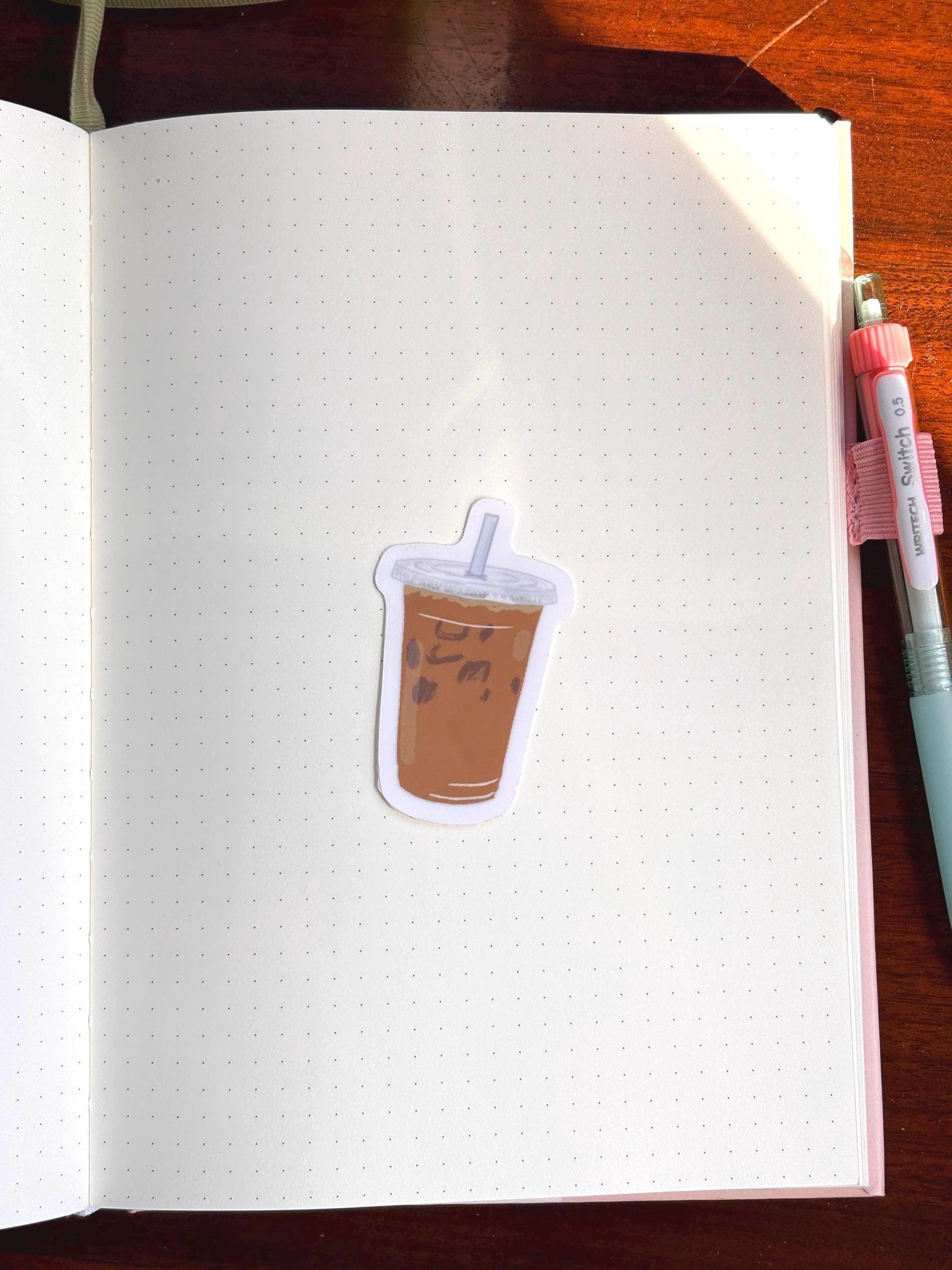 Iced coffee sticker