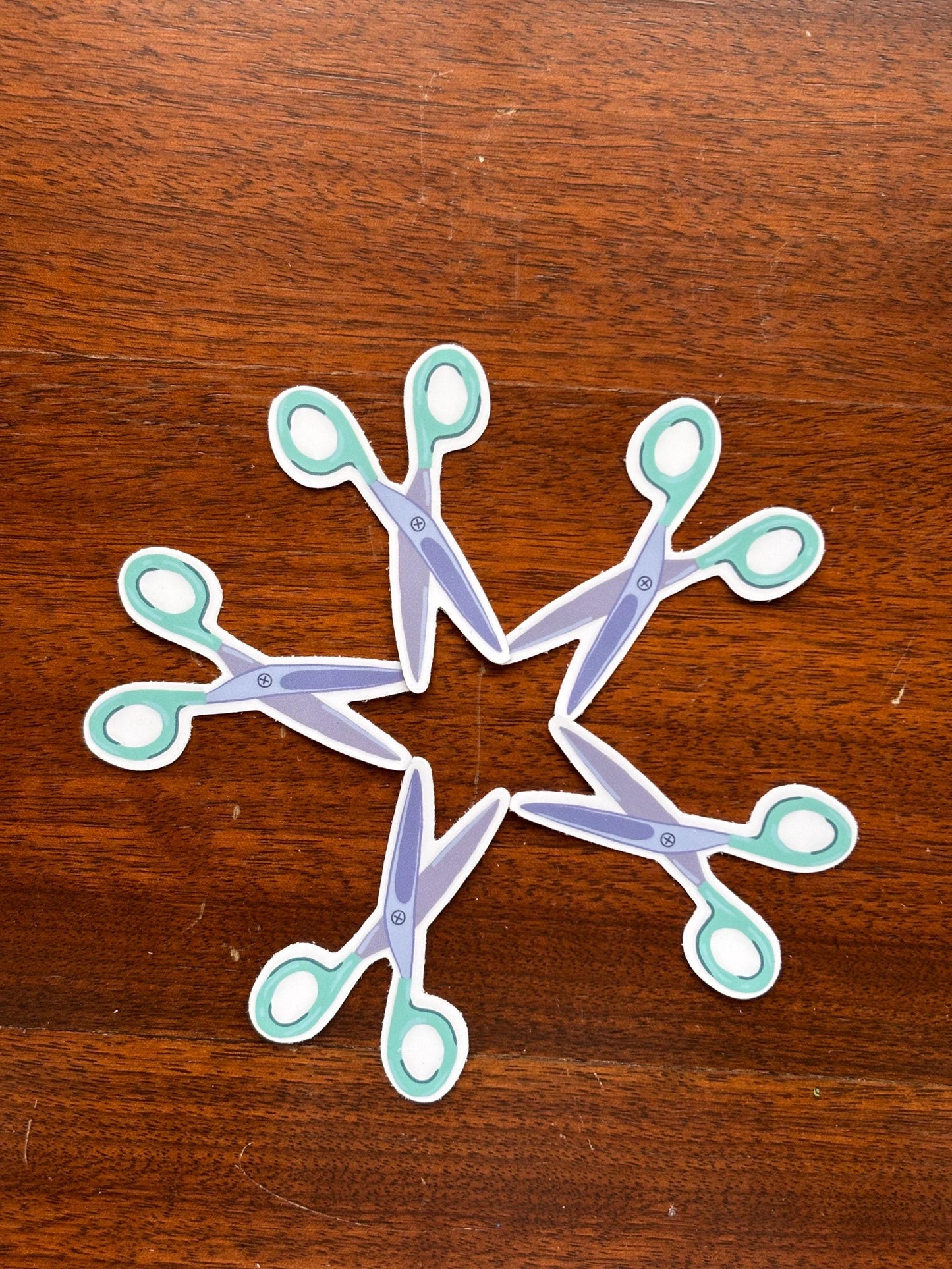 Scissors sticker