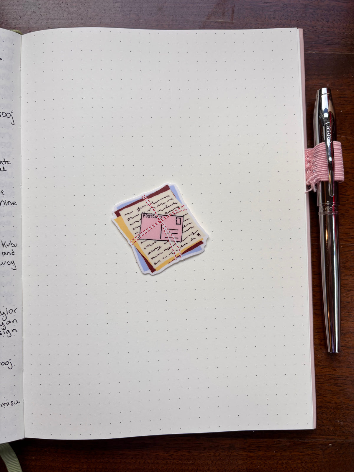 Stationery ephemera stack sticker