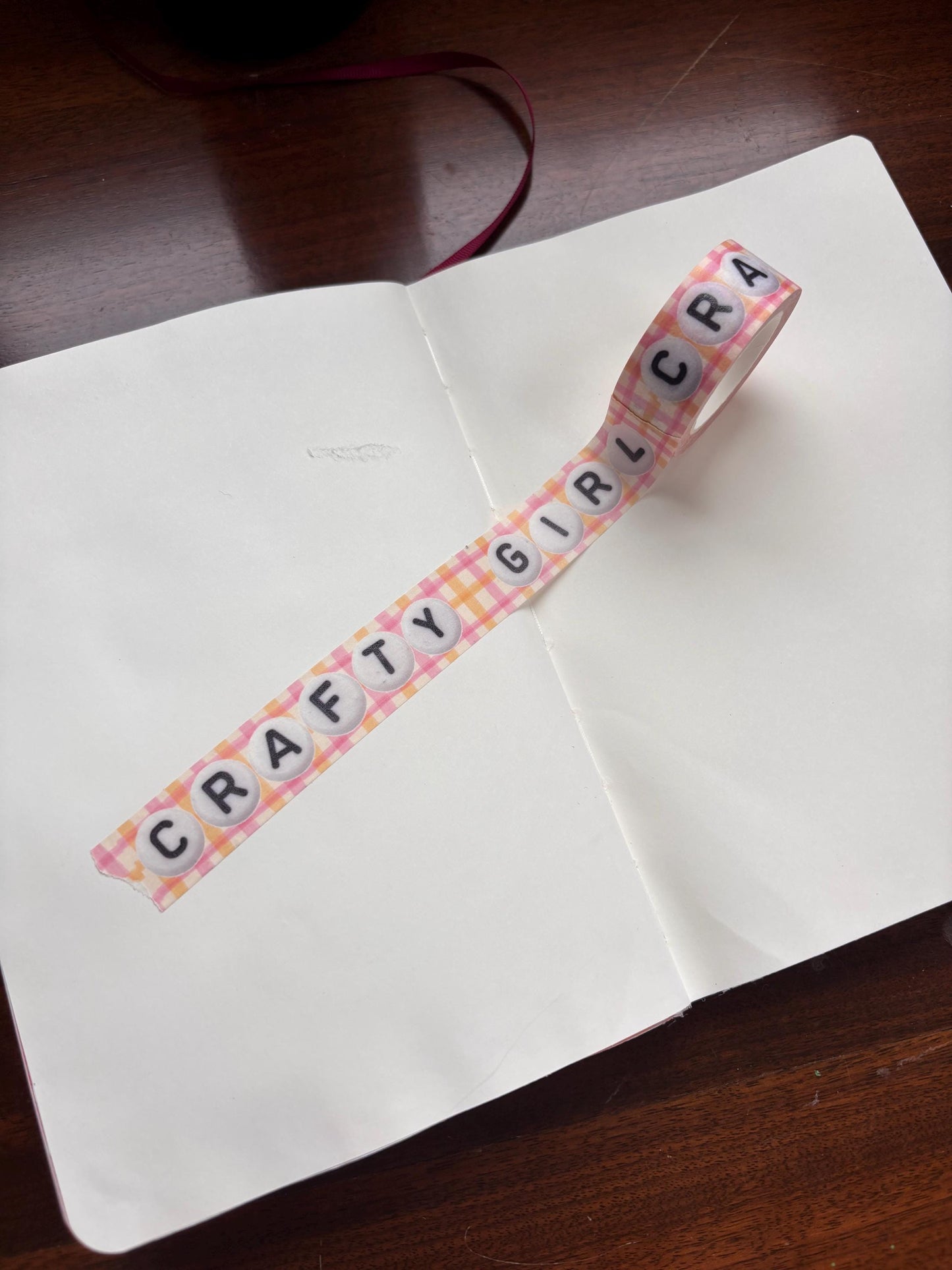 Crafty Girl beads washi tape