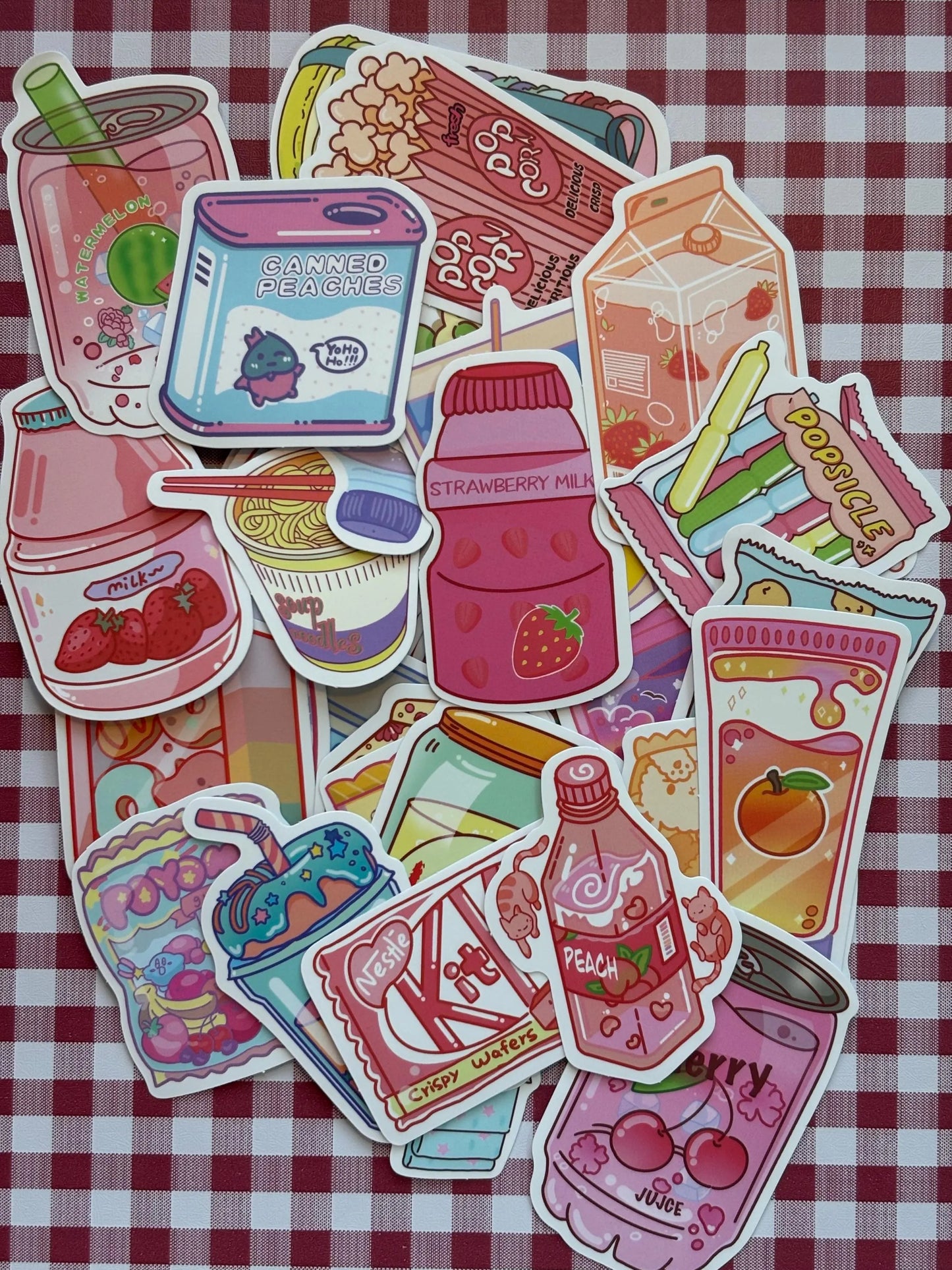 Strawberry Picnic Stationery Junk Journal Pack