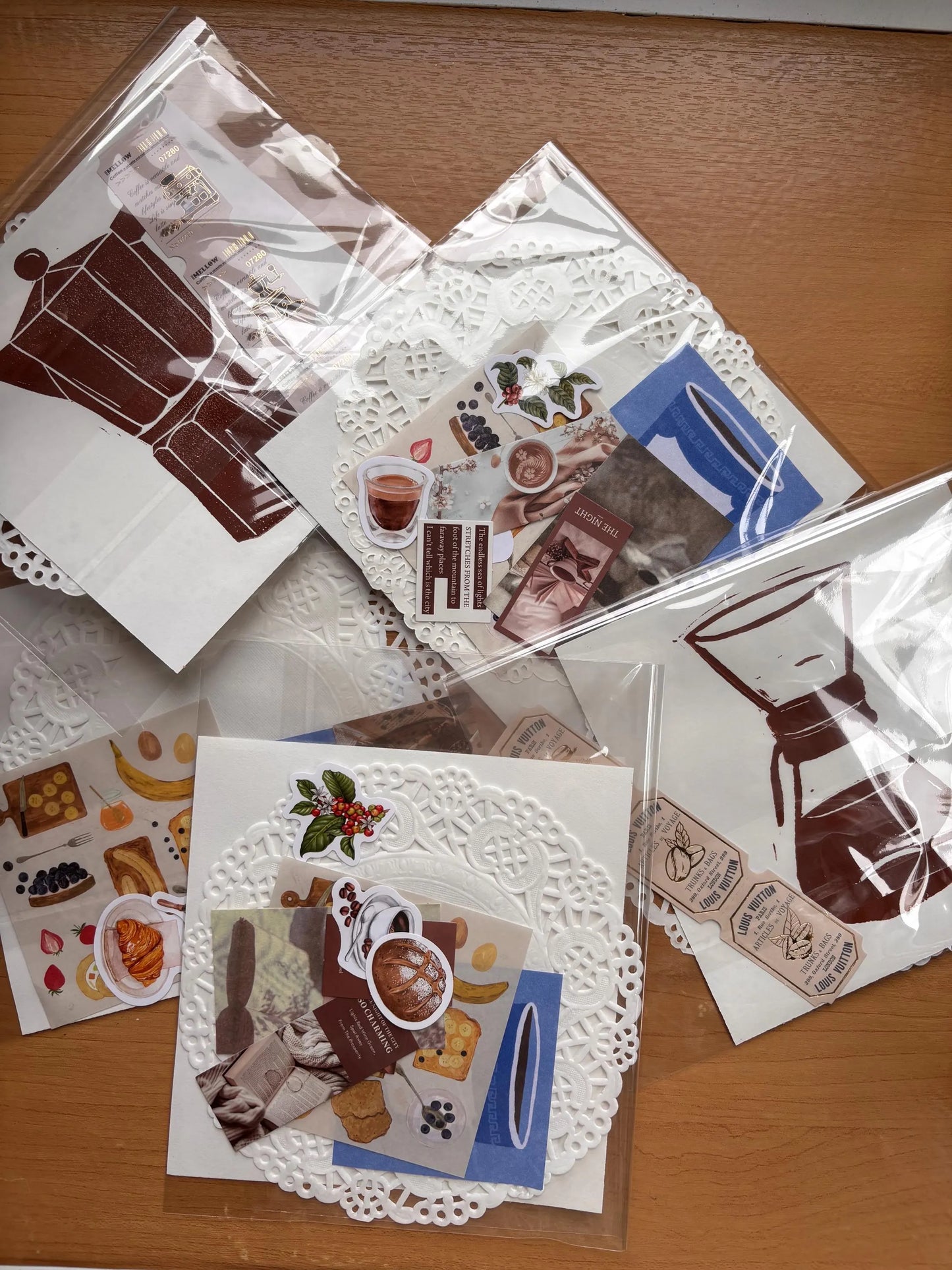 Cafe Stationery Junk Journal Pack