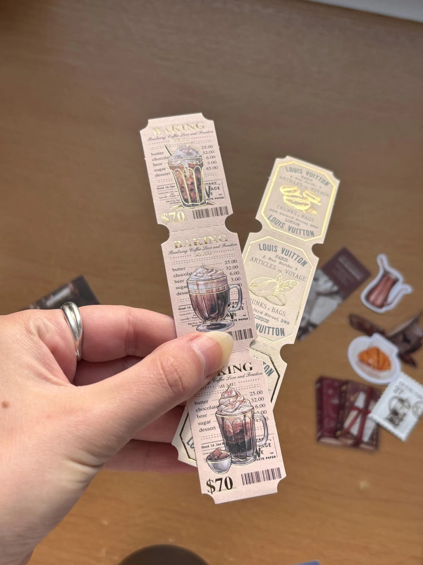 Cafe Stationery Junk Journal Pack