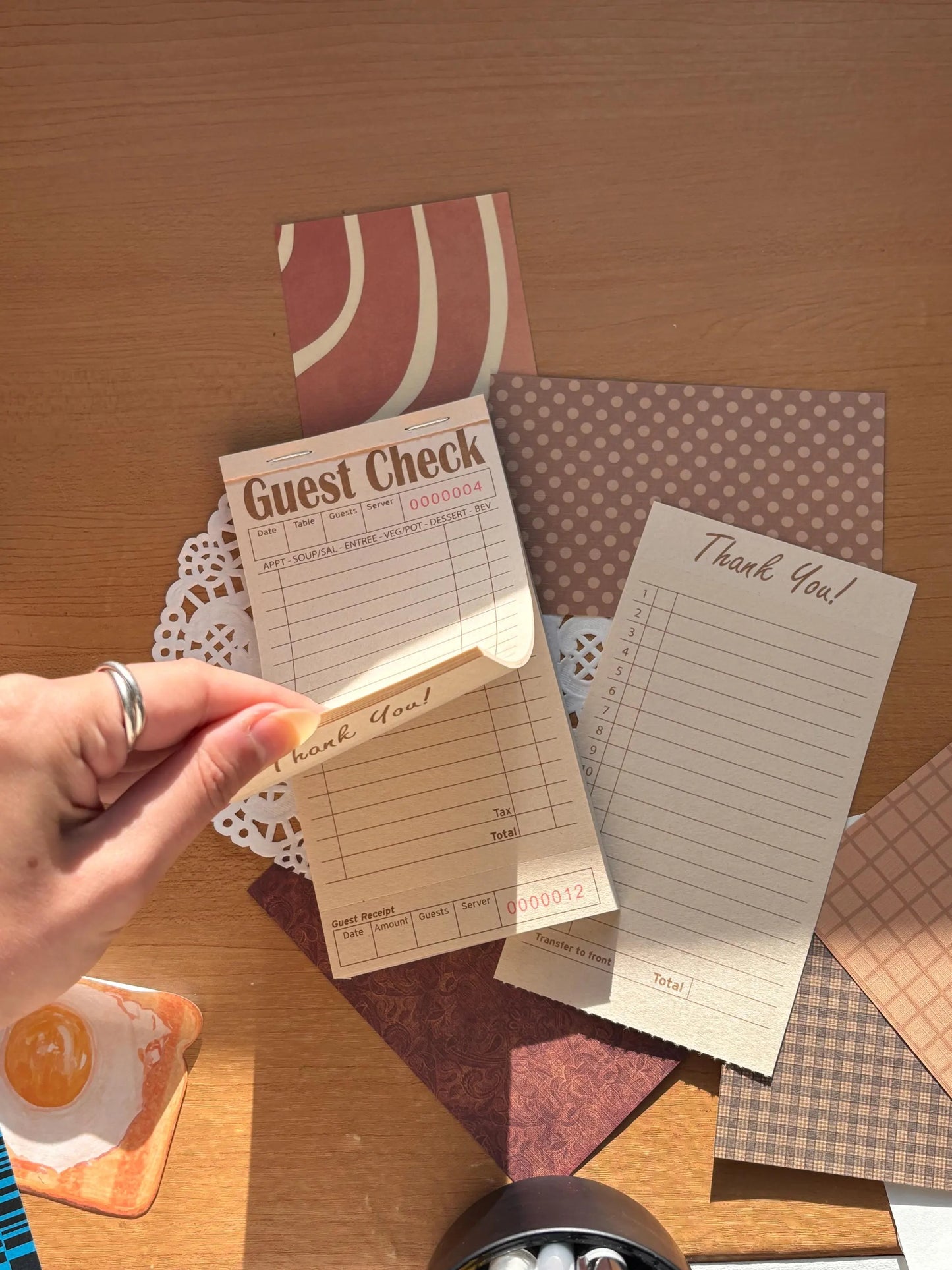 Cafe Stationery Junk Journal Pack