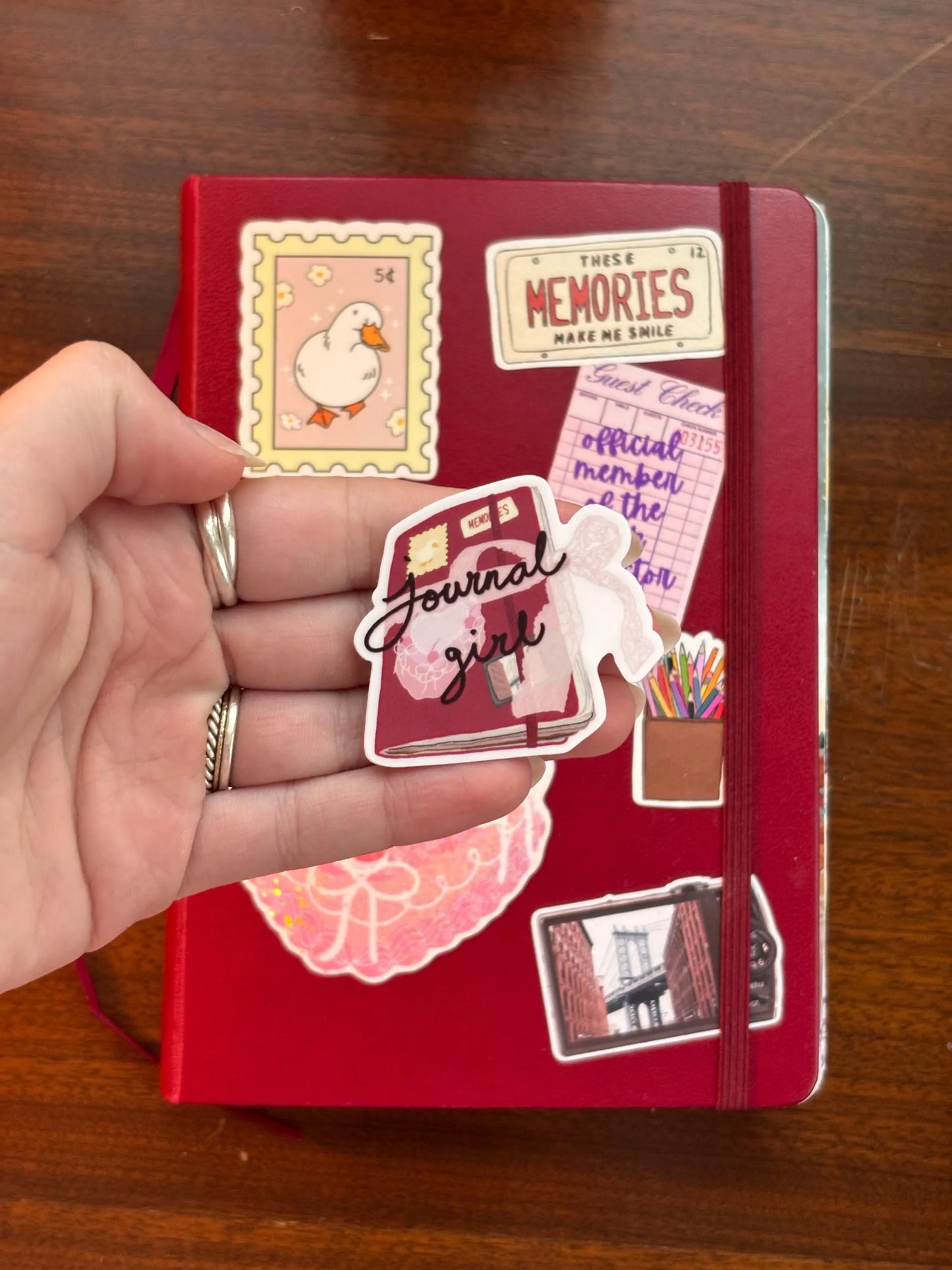 Journal Girl sticker