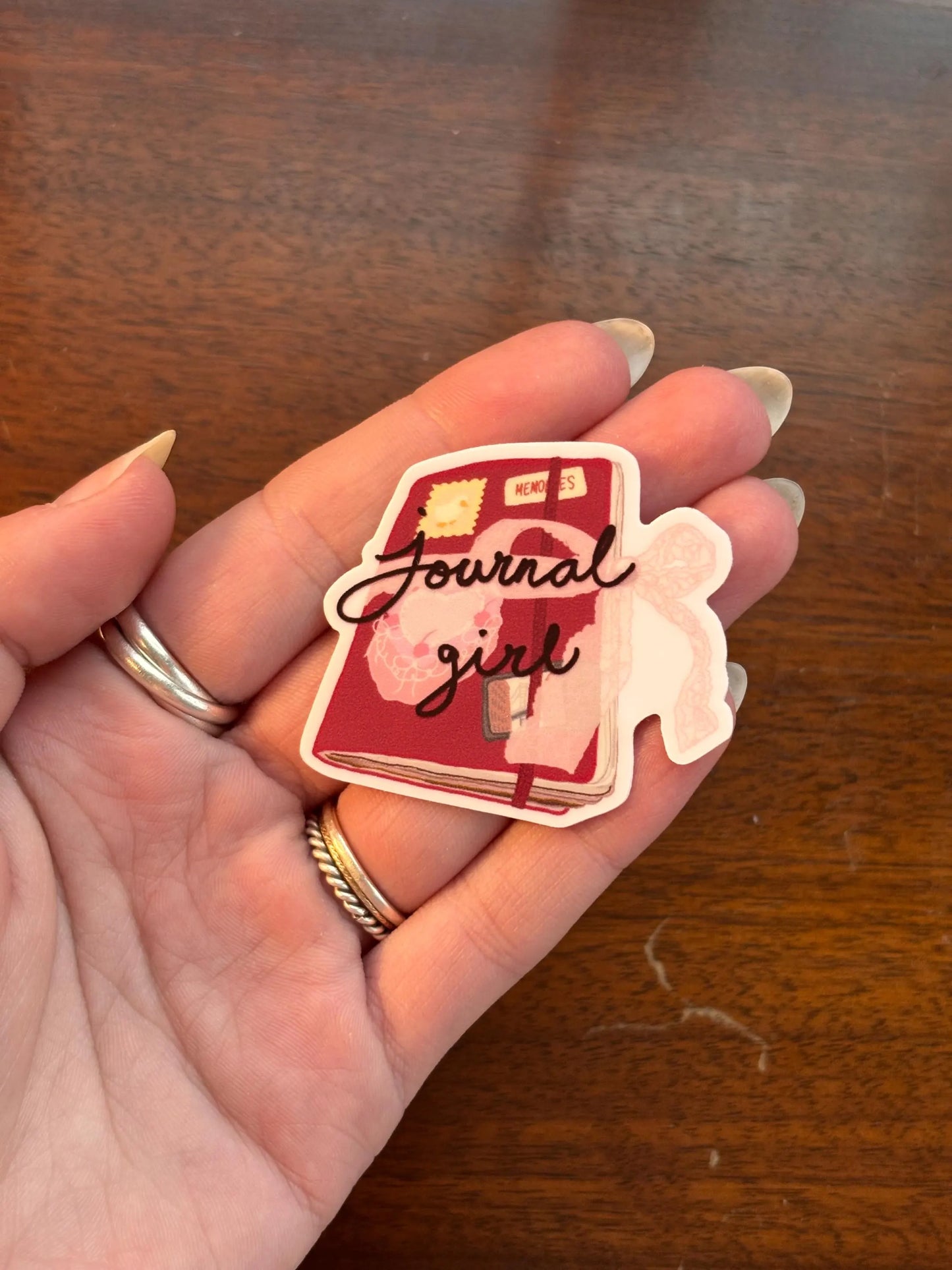 Journal Girl sticker